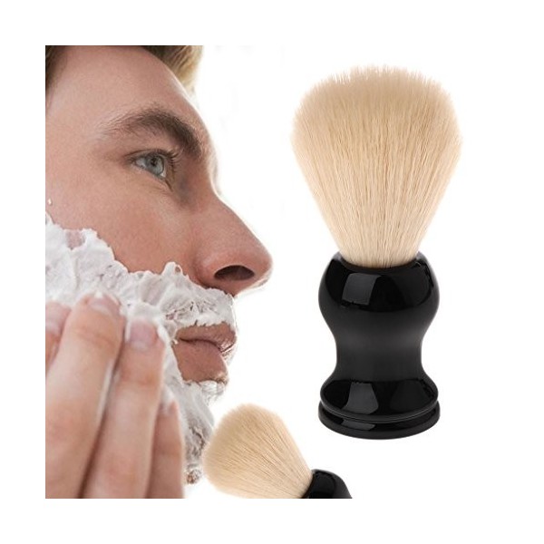 Mentin Brosse à Raser, Blaireau Rasage Poils Doux Facial Professional Brosse à Barbe d l’Homme