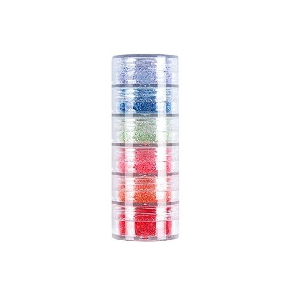 Kit Ongle Acrylique OnePiece Poudre de Laine colorée en Bouteille Poudre de Sucre en Poudre pour Chandail à Paillettes dhive