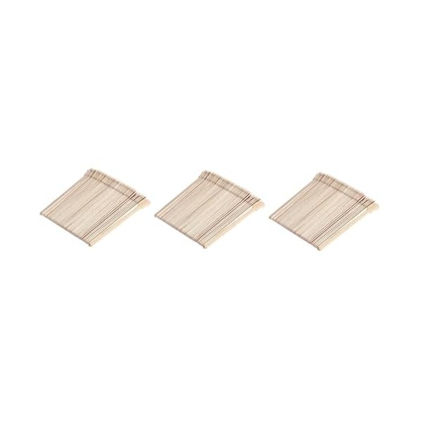 Beavorty 150 Pcs Spatule En Bois Pour LÉpilation À La Cire Applicateur De Cire En Bois Spatules De Cire Kit DÉpilation Pour