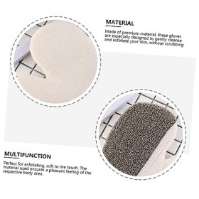 FRCOLOR Lot de 2 gants de bain réversibles Bikini rembourré Serviettes propres Gant de ponçage Gants de toilette pour le lava