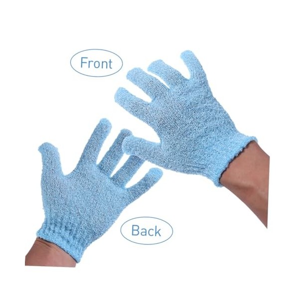 FRCOLOR 6 paires de gants coréens exfoliant gants de boue frotter un bain