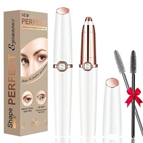 NUZELA Épilateur à sourcils, épilation améliorée, sans défaut et sans douleur pour femme, tondeuse personnelle pour nez, sour