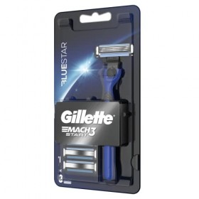 Gillette Mach3 Start Rasoir pour homme + 3 lames de rechange