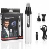 3 en 1 Rechargeable Mens épilation Nez Oreille Temple Tondeuse électrique Clipper Grooming Kit