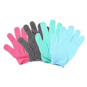 FOMIYES 4 Paires De Gants De Gommage De Boue Gants De Spa Serviette De Corps Serviettes De Massage Gants De Bain De Douche Go