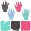 FOMIYES 4 Paires De Gants De Gommage De Boue Gants De Spa Serviette De Corps Serviettes De Massage Gants De Bain De Douche Go