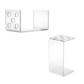 FOMIYES 1Pc Cheveux Ciseaux De Stockage Salon Ciseaux Cas Ciseaux Cas Clair Cheveux Ciseaux Rack Peignes De Coiffure Rack Por