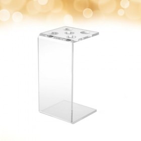 FOMIYES 1Pc Cheveux Ciseaux De Stockage Salon Ciseaux Cas Ciseaux Cas Clair Cheveux Ciseaux Rack Peignes De Coiffure Rack Por