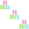 SOLUSTRE 3 Paires De Gants DAlimentation Pour Animaux De Compagnie Protège-Mains Pour La Vaisselle Gants De Nettoyage Sans L