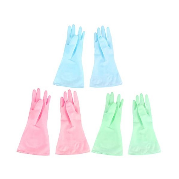 SOLUSTRE 3 Paires De Gants DAlimentation Pour Animaux De Compagnie Protège-Mains Pour La Vaisselle Gants De Nettoyage Sans L