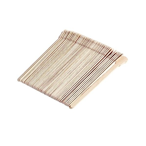 FOMIYES 150 Pièces Fournitures DEsthéticienne Bâtons DÉpilation Des Oreilles Spatule En Bois Pour LÉpilation À La Cire Bât