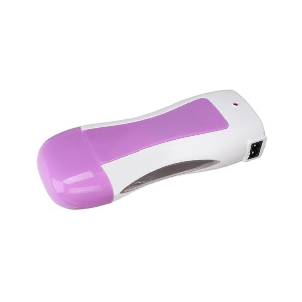 Chauffe-cire à épilation, 100 Ml Rouleau de Cire sur Chauffe-cire Épilation Douce 40W Aisselles Violet Clair Prise UE 220V 