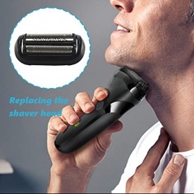 Ecverbyh Remplacer la TêTe de Rasoir éLectrique pour 53B SéRie 5-6 50-R1000S 50-B1300S 50-R1320S 50-R1300S 50-M4000Cs Lame de