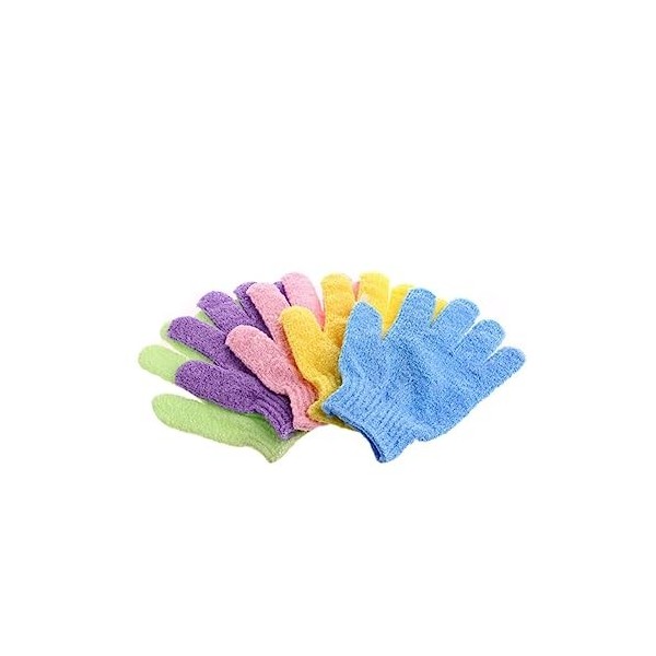 ABOOFAN 8 Paires De Brosses Exfoliantes Pour Le Visage Gants De Gommage Pour Le Corps Gants Hydratants Pour Les Mains Serviet