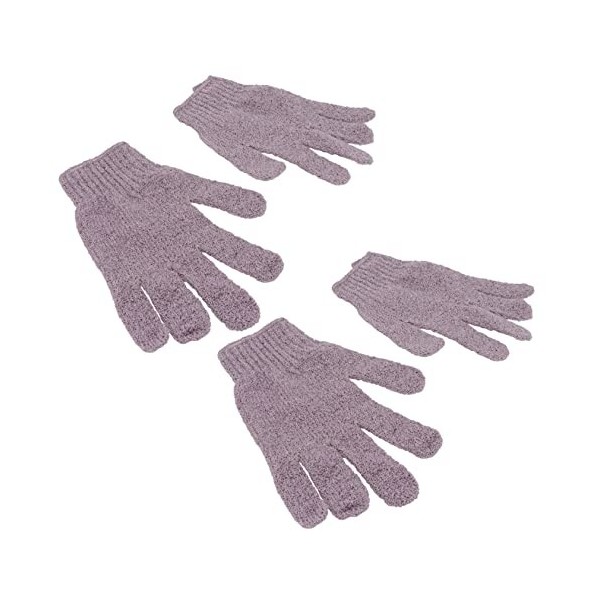 ABOOFAN 4 Paires De Serviettes De Spa Serviettes Pour Le Corps Gants Hydratants Épurateur Pour Le Visage Serviette Blanche Se