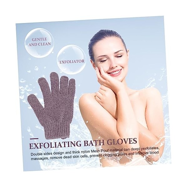 ABOOFAN 4 Paires De Serviettes De Spa Serviettes Pour Le Corps Gants Hydratants Épurateur Pour Le Visage Serviette Blanche Se