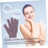 ABOOFAN 4 Paires De Serviettes De Spa Serviettes Pour Le Corps Gants Hydratants Épurateur Pour Le Visage Serviette Blanche Se