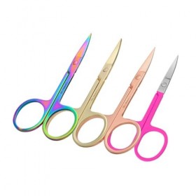 minkissy 4 Pièces Ciseaux De Maquillage Ciseaux À Sourcils Pour Femmes Petits Ciseaux Beauté Rasoir De Sourcils Ciseaux Peign