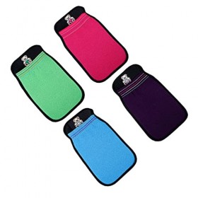 FRCOLOR 4 Pièces Gants De Gommage Mitaines Gants Pour Le Nettoyage Gants De Nettoyage Ménager Mitaines De Bain Asiatiques Mit