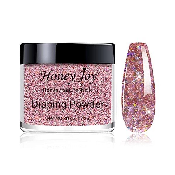 28 g / boîte brillante paillettes hexagonales paillettes dip poudre ongles trempage ongles longue durée, pas besoin de lumièr