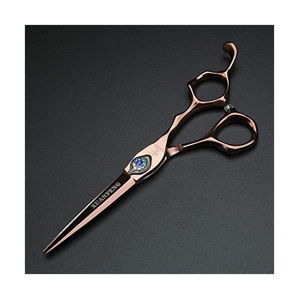 Ciseaux de coiffure professionnels - 15,2 cm - Or rose - Pour homme et femme ciseaux de coupe 