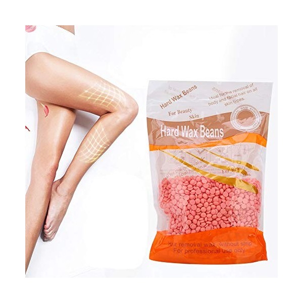 Perles de cire, haricots de cire dure 300g pour lépilation des jambes sans bras, cire dure dépilatoire pour les aisselles, l