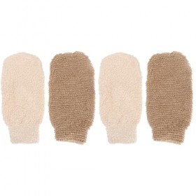 Didiseaon 4 Pièces Gants De Bain Luffa Exfoliant Corps Épurateur Gant Exfoliant De Bain Gant Exfoliant Coréen Gant De Gommage