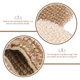 Didiseaon 4 Pièces Gants De Bain Luffa Exfoliant Corps Épurateur Gant Exfoliant De Bain Gant Exfoliant Coréen Gant De Gommage