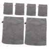 POPETPOP 6 Pièces Gants Démaquillants En Fibres Serviettes De Maquillage Gant De Maquillage Pour Le Visage Gants De Nettoyage