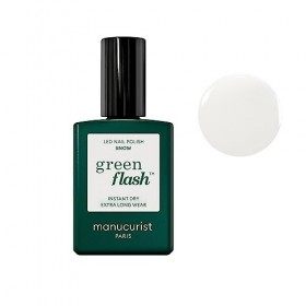 Manucurist Vernis Semi Permanent Green Flash - Vernis à Ongles Gel - Vernis 12-Free, Bio Sourcé 84% - Manucure Professionne