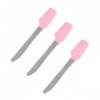 POPETPOP 3 Pièces Spatule De Cire De Silicone Spatule De Cire Dure Spatules DÉpilation À Sourcils Spatule En Silicone Gratto