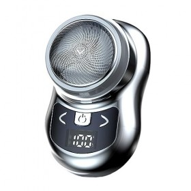 LYEAA Rasoir électrique portable pour homme - Rechargeable par USB - Affichage de lalimentation numérique pour la maison et 