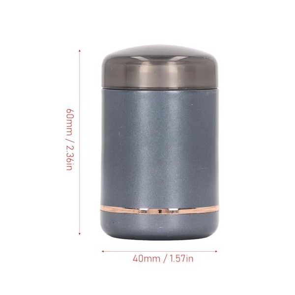 Mini Tondeuse à Barbe de Poche, Chargeur USB, Rasoir électrique à Faible Bruit, 6000 Tr/min, pour la Maison, la Voiture et le