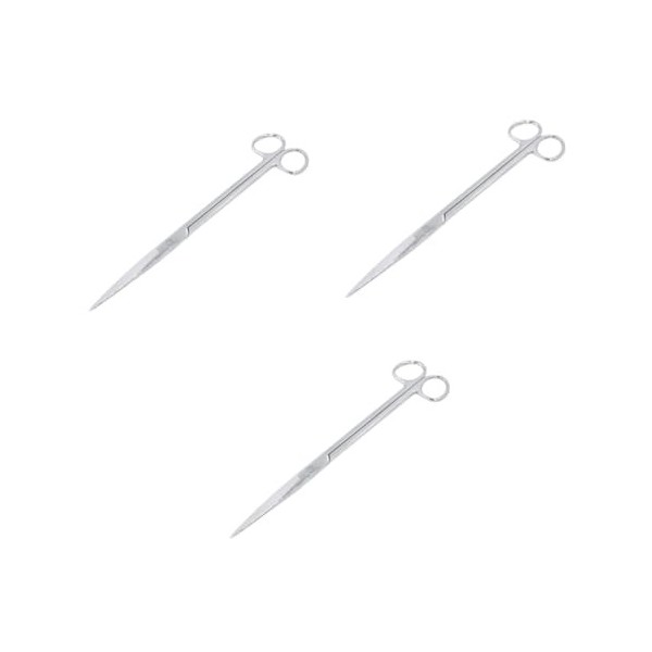 POPETPOP Vague Ciseaux Aquascaping Outils Tissu Ciseaux Extra Long Aquarium Ciseaux Aquarium Ciseaux Artisanat Ciseaux Plante