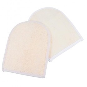 Beaupretty 2 Pièces Gants De Serviette De Bain Épurateur De Peau Du Corps Gant De Gommage Corporel Exfoliant Gant Éponge Luff