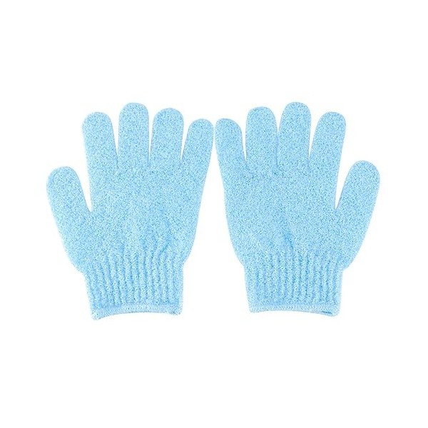 FRCOLOR Lot de 6 paires de gants hydratants pour le visage - Gommage pour le visage - Pour femme - Serviette de bain exfolian