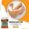 rongweiwang Perles de cire pour lépilation Poils indésirables en option Melt Epilation Pellet Thérapie sans papier les types