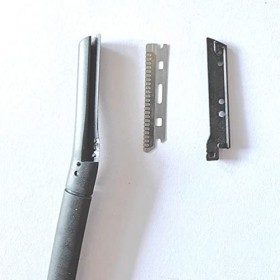 FOMIYES Rasoirs Sourcils Rasoir Visage Rasoirs Tondeuse À Sourcils Exfoliant Dermaplaning Outil Sourcil Shaper Avec Des Lames