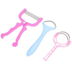 Healvian 3 Pièces Épilateur De Lèvre Supérieure Épilation Du Menton Épilateur Facial Permanent Épilateur Du Visage Épilateur 