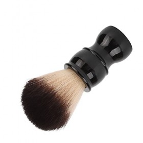 Blaireau de Rasage Ergonomique Portable avec Poignée en Résine et Poils en Nylon Doux pour le Toilettage du Visage – Améliore