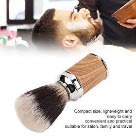 Blaireau De Rasage Pour Hommes, Poils Synthétiques En Mousse Très Absorbants, Outil De Nettoyage De Rasage Portable à Séchage