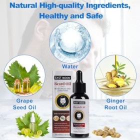 LOPHE Cire à moustache, Non parfumé Moustache Wax Fixation Forte, Beard Wax, Baume de Cire de Barbe pour Homme, Pour Le Adouc