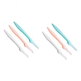 Healifty 6 Pièces Tondeuse à Sourcils Cosmétique Rasoir à Sourcils Pour Dame Maquillage Des Sourcils Filet De Protection Manq