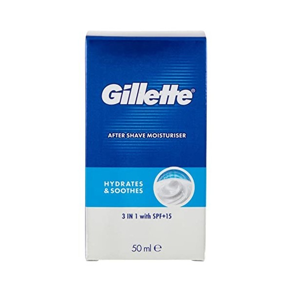 Gillette Series After Shave Moisturizer pour homme 50 ml Humidité & Apaisant