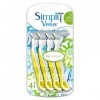 Gillette Simply Venus 3 Plus Rasoirs Jetables Femme Pack de 4