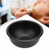 Uxsiya Plat de Rasage Bol de Nettoyage de Visage Masculin Hommes Barbe Bol de Rasage Portable pour Moustache à Usage Domestiq