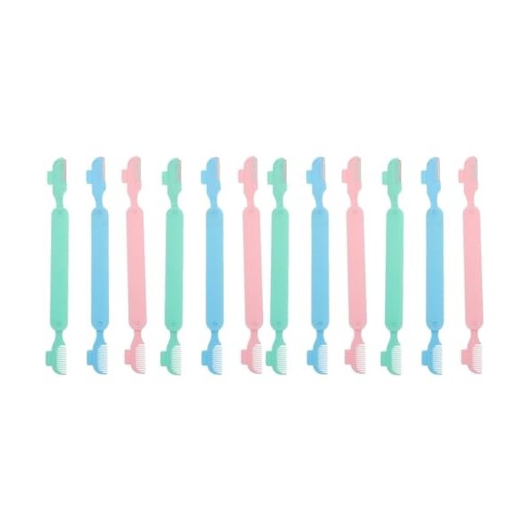 minkissy 6 Pièces Tondeuse À Sourcils À Double Tête Rasoir À Sourcils Rasoir À Sourcils Rasoir Facial Outils De Modelage Des 