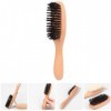 Beavorty Brosses De Nettoyage Brosse En Bois Hommes Brosse De Toilettage De Barbe Manche En Bois Brosse À Barbe Manche En Boi