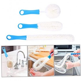 Healvian 3 Pièces Brosse À Décanter Nettoyant Pour Tasse Nettoyant Poignée Brosse Flexible Brosse De Nettoyage Tasse Brosse P