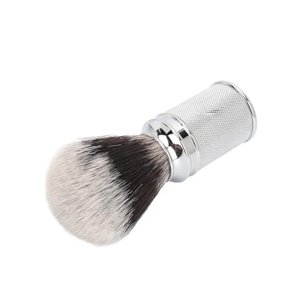 Brosse Moussante pour Barbe, Brosse Moussante pour Barbier, élimination des Résidus de Cheveux en Nylon Doux pour Hommes pour